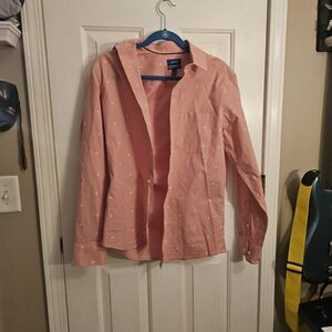 Apt. 9 Coral Button-Up Shirt